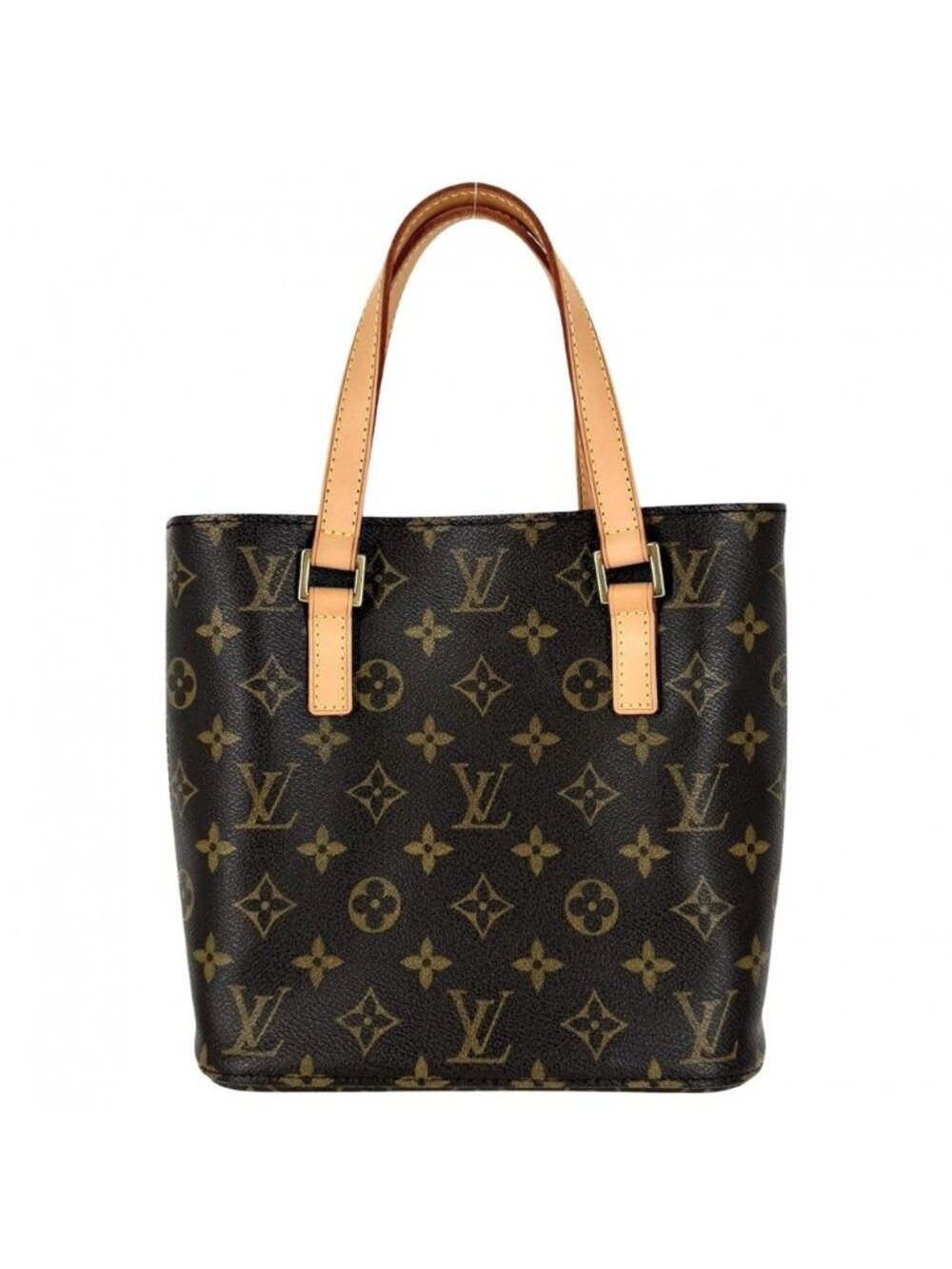 Louis Vuitton Handbag Vavin PM Monogram Canvas Brown Gold